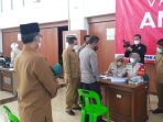Wakapolda Aceh Tinjau Pelaksanaan Vaksin